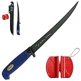 Marttiini Martef Filetiermesser 30,6cm, beschichtet, extrem scharf & flexibel + RT Messerschärfer/Filleting Knife & Sharpener Combo