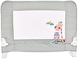 Interbaby BR001 90cm Bettbar für Babys und Kinder. Modell: Giraffe, grau, 2.6 kg
