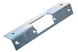 NAJDER Tür-Winkelschließblech universal rechts/links, verzinkter Stahl, für BRIMA-Türöffner, 150x25mm, für symmetrische Türöffner, Perfekt für den Einsatz mit Aluminium-, Stahl- oder PVC-Profilen