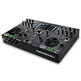 Denon DJ PRIME GO – Mobile 2-Deck Smart DJ-Konsole mit WLAN- Streaming, 7-Zoll HD-Touchscreen und wiederaufladbarer Batterie