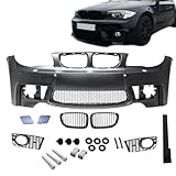 DM Autoteile 1918 Sport Stoßstange vorne PDC/SRA kompatibel für BMW 1er E81 E82 E87 E88 + Grill + ABE*