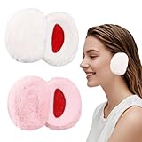 CHDZSW 2 Paar Earbags Ohrenwärmer Damen/Herren, Winterwärme Ohrenschützer, Weich Verdickt Ohrwärmer, Warme Ohrenschützer Schutz vor Wind/Kälte, Umschließen Ohr völlig, Frauen Herbst/Winter