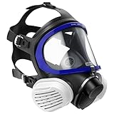 Dräger X-plore 5500 Atemschutzmaske mit P3 R Filtern – Vollgesichtsmaske für das Handwerk, zuverlässiger Schutz gegen Feinstaub, Partikel & Schimmel
