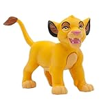 Bullyland 12254 - Spielfigur Junger Simba aus Walt Disney Der König der Löwen, ca. 4,7 cm, detailgetreu, ideal als kleines Geschenk für Kinder ab 3 Jahren