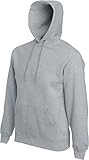 Fruit of the Loom Herren-Sweatshirt, Hoodie Gr. M, Zinc
