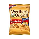 Werther's Original – 1 x 70g – Zuckerfreie Sahnebonbons mit leckerem Karamellgeschmack