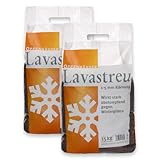 OPPENHÄUSER Lava-Streugut 30kg deutsches Qualitätsprodukt für sichere Wege ideal zur Lagerung im Streugutbehälter - 2x 15kg