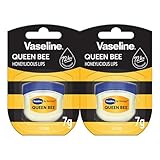 Vaseline Lip Therapy 7G Queen Bee | Pflegender Lippenbalsam für optimale Feuchtigkeit mit Honig | (Queen Bee (2er Pack))
