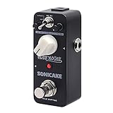 SONICAKE Distortion Pedal 2 Modi Klassisches Hyper Crunch bis Fuzzy Gitarren Pedal True Bypass Rude Mouse