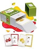 MASCHKY Lernkarten Kinder – Hochwertige Bilderkarten - Sprachförderung - Montessori - Stabile & Dicke Bildkarten - Logopädie Spiele - Zweisprachig - Tolle Geschenkidee…