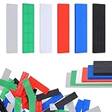 120 Stück Abstandshalter Kunststoff 100 x 28 mm x 1-6 mm Unterlegplatten Kunststoff Distanzklötze Abstandhalter Fenster Verglasungsklötze für Fenstereinbau Fliesenverlegung