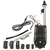 tomzz Audio 1000-058-1 Universal Motorantenne FM AM Anschluss DIN Stecker (M) Schwarze Teleskope 5 teilig passend für z.B. Mercedes Opel BMW