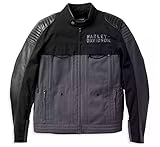 HARLEY-DAVIDSON Herren Sheridan Switchback Lite Mixed Media Riding Jacke Motorradjacke Abriebfeste Motorrad Schutzjacke, M
