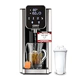 CASO HW 660 Heißwasserspender - heißes Wasser in wenigen Sekunden, spart bis zu 50% Energie gegenüber Wasserkochern, 8 Mengenausgaben, für Babynahrung geeignet, Integrierte Entkalkungserinnerung