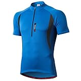 MEETWEE Herren Radtrikot Fahrradtrikot Kurzarm, Fahrradbekleidung Fahrrad Trikot T Shirt für Männer, Atmungsaktive Cycling Jersey Schnell Trocknen Radsport Bekleidung