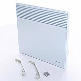 Thermoval Wandkonvektor 500W-1000W 1500W 2000W 2500W Konvektor Heizgerät Heizkörper mit Beinen inkl.Wandhalterung (1000W)