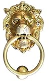 StonKraft Startseite Sammlung- schöne Messing Löwen Mund Türklopfer, Türzubehör, Tor Klopfer (5 Zoll) - Brass Door Knocker