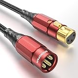 SOUNDFAM XLR Mikrofonkabel 2m | Vergoldete XLR-Stecker (24K) | Doppelt Abgeschirmt mit 99,99% OFC | Studio, Bühne, Podcast, Live-Streaming
