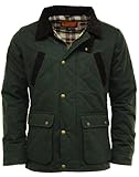 Game Oxford Wachsjacke für Herren, oliv S