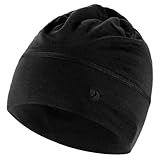 Fjällräven Unisex Abisko Lite Wool Beanie, Black, One Size