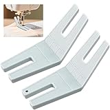 2er-Pack Hebamme NäHhilfe,HöHenausgleich NäHmaschine,NäHwerkzeuge NäHfuß,Pullover Nahtzugabe Hilfe,NäHen NäHen ZubehöR,Obertransportfuß NäHmaschinen ZubehöR,FüR NäHmaschine W6,Grobjean Und Saum Usw