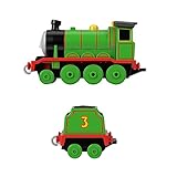Thomas & Friends Spielzeugzug, Die-Cast-Lok Henry zum Schieben mit Tender für Kinder im Kindergartenalter, HMC43