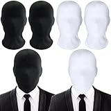 GOUYENG Kopfmaske,4 Stück Vollgesichtsmaske Halloween,Unisex Gesichtslose Maske,Maske Kopfmaske,für Halloween Karneval Party Cosplay Kostüm Accessoire