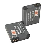 DMW-BCM13E DMW-BCM13 DMW-BCM13PP DSTE DE 3.7V (2-Pack) Ersatz Batterie Akku Kompatibel für Panasonic DMC-FT5 DMC-TS5 DMC-TZ37 DMC-TZ40 DMC-TZ41 DMC-ZS27 DMC-ZS30(TZ- und FT-Modell)