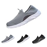Pantoffeln Mesh Clogs Slip On Hausschuhe Herren Unisex Leichte Atmungsaktive Freizeitschuhe Hauspantoffeln rutschfest Gartenschuhe Orthopädische Gartenclogs Flache Sohle Slipper Strandschuhe