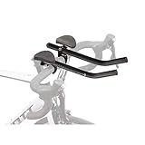 M-Wave AERO Triathlon Aufsatz, aus leichtem Aluminium, gepolstert, für Lenker Ø 31,8 mm (bzw. 25,4 mm), Schwarz