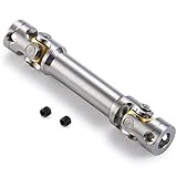 AXspeed 1 Stück Metall Drive Shaft für 1/14 RC Tamiya Traktor Climbing Trailer Upgrade Zubehör (55mm-67mm)
