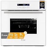 KKT KOLBE Backofen 60 cm weiß | autark | 70L | 3,2kW | Grill | Umluft | Heißluft | Teleskopauszüge | Automatik-Timer | Wärmeschutzverglasung | EB8015W