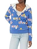 Amazon Essentials Disney | Marvel | Star Wars | Princess Damen Hoodies mit Sherpa-Fleece-Futter und durchgehendem Reißverschluss, Marvel Multi Peace, M