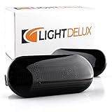LIGHTDELUX Ersatz für 2 x LED Blinkleuchte Blinker Seitenblinker links rechts ohne Fehlermeldung Black Vision V-17060508