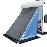 your GEAR Caravan Zelt Adria - Heckzelt 190x150x185 cm - Küchenzelt Gerätezelt Lagerzelt für Wohnwagen oder Wohnmobil - 3 Kederlängen zur Wahl - 2 Eingänge UPF 50+ Schutz 3000 mm Wassersäule - 140
