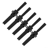 Eawfgtuw Robustes manuelles Steinspalter-Set, 125 x 12 mm, Stahlkeile, Handwerkzeuge für Beton, Steinbruch, Granit, Marmor, Abbruch, 5 Stück