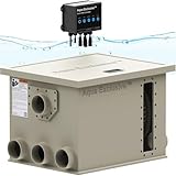 Trommelfilter RDF 8000GPH | Vollautomatischer selbstreinigender Wasserfilter | Koiteich, Aquakultur, Fischfarm, Hydrokultur, Aquaponik, Naturschwimmbad, Aquarium, Perlsand | 220-240V 50-60Hz 25211