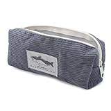 GZQINGYONG 1 Schlamper Mäppchen,Federmäpchen,Federmäppchen Einfach,Mäppchen Cord Stoff,Kann Als Reise Oder Kosmetiktasche, GeldböRse,Brillenetui Und ZubehöRtasche Einfachen Unisex-Grau