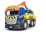 Dickie Toys – Action Truck Recovery – Abschleppwagen inkl. Auto, mit beweglichem Kran, Sound und Warnlicht, Abschleppauto für Kinder ab 3 Jahren