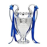 MIAOWR Europa Fußballmeister Trophäe Fußball Trophäen Fan Sammlerstücke Bar Home Office Dekorationen,44cm/17.3in
