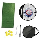 KITANDOVE 1 Satz Netz Trainingsmaterial Trainerhilfe Spiegel-aufsetzhilfe Putting Hilfe Putting-übungsmatte Trainingsmatte Übungsmatte Drinnen Aufstellen Schlagpolster Putten Black