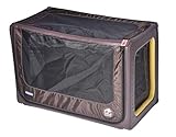 Tami - Hundetransportbox aufblasbar Tragebox Transportbox Hundebox Reisebox Autotransportbox Kofferraumbox Gitterbox Käfig Hund Box Dogbox Inflatable inkl. Dog-Vital Bio-Hundekeks (Backseat L)