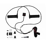 Heizgriffe 5 stufig offen 22mm Lenker kompatibel mit Honda NT 700 VA Deauville ABS 2006-2016