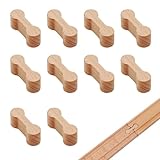 10 Stück Holzeisenbahn Zubehör, Wooden Brio Schienen, Schienenverbinder für Kinder Lego Spielzeug, Zug Connector, Wiederverwendbare