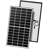 Solarpanel 220W 12v solarmodule 220 Watt Solarmodul System mit hohem Wirkungsgrad monokristallinen Modul für Wohnmobil Wohnwagen Camping Off-grid Gartenhäuse Boot (220W)