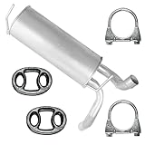 Ferroz Endschalldämpfer Auspuff Endtopf für Opel Astra J 4 IV 1.4 T B14NEL A14NEL B14NET A14NET