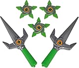 Simba 108042239 - Next Ninja Messer zum Zusammenstecken mit DREI Wurfsternen, 2 Messer mit mech. Funktion und zum Zusammenstecken, 3 Wurfsterne, ab 3 Jahre