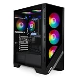 Greed® MK2 - High End Gaming PC - AMD Ryzen 7 5700X & Nvidia Geforce RTX 5060 - Ultra Schneller RGB Computer + 4K Raytracing Rechner mit 4,6 GHZ - 32 GB DDR4 RAM - 1TB SSD - WLAN + W11 Pro