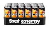 Spezi Energy Dose (24 x 0,33 l) Energy Drink mit Cola & Orangen Geschmack mit Koffein und Vitaminen
