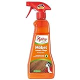 POLIBOY Möbel Intensiv Pflege - Pflegemittel für lackiertes Holz - Schützende und auffrischende Holzpflege - Farbneutral - 1x 375ml Sprühmatic - Made in Germany
